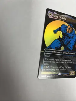 King T’Challa Black Panther Hope Enduring Comic Foil Card #0399 MTG LP - Image 5