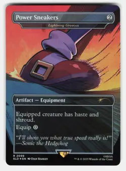 POWER SNEAKERS - LIGHTNING GREAVES FOIL - Magic: The Gathering - STANLEY NM/M - Image 1