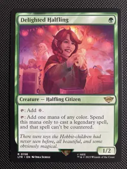 Delighted Halfling Universes Beyond: the Lord of the Rings MTG - Image 1