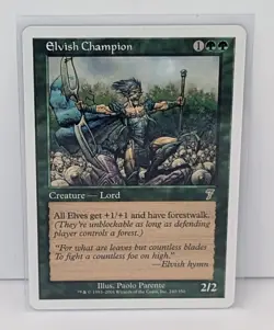 Elvish Champion - Magic The Gathering MTG - Seventh 7th Edition! - Image 1