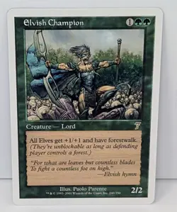 Elvish Champion - Magic The Gathering MTG - Seventh 7th Edition! - Image 2