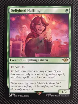 Delighted Halfling Universes Beyond: the Lord of the Rings: Tales of Middle MTG - Image 1
