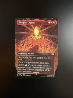 MTG Final Fantasy English The Fire Crystal Borderless 0337 Non-Foil - Image 1