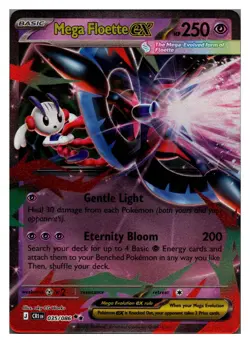 Mega Floette ex 035/086 ME04: Chaos Rising Double Rare Pokemon NM - Image 1