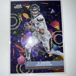 C.J. Stroud Texans- 2025 Topps Cosmic Chrome *Purple Nebula Refractor /150* 🔥 - Image 1