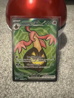 Pokemon TCG Gourgeist EX Shiny Full Art 102/086 Chaos Rising Mint Condition - Image 1