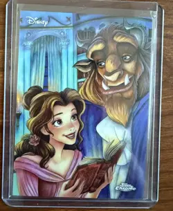 2026 Topps Chrome Disney Beauty and the Beast #AD-6 Art Of Disney SSP Case Hit - Image 2