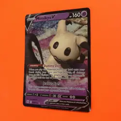 Mimikyu V Holo Rare 068/172 Pokemon Card Brilliant Stars Near Mint English - Image 3