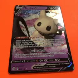 Mimikyu V Holo Rare 068/172 Pokemon Card Brilliant Stars Near Mint English - Image 5