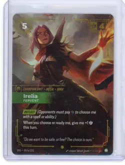 Riftbound Irelia - Fervent Alt-Art EPIC SFD 057a/221 NM - Image 1
