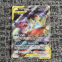 Pokemon Mega Sableye & Tyranitar GX TAG TEAM Alt Full Art Holo 226/236 ENG - Image 1