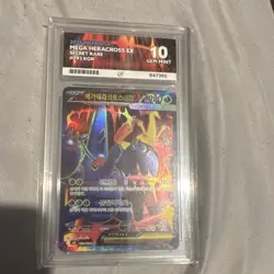 Mega Heracross EX 093 Secret Rare Holo Pokemon TCG Korean 2025 ACE Graded - Image 2