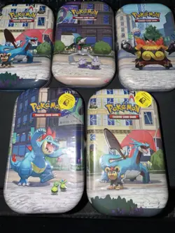 Pokemon TCG Lumiose City Mini Tin Set (1x Tin per) Sealed - Image 1