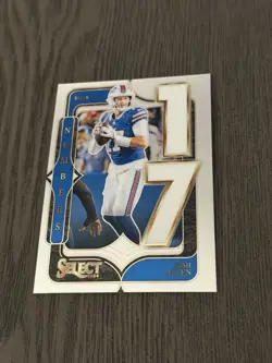 2024 Panini Select Select Numbers #10 JOSH ALLEN Buffalo Bills Football Card - Image 5