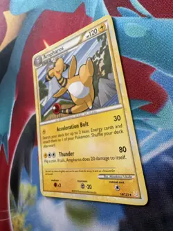 Pokemon TCG Ampharos Heartgold Soulsilver 14/123 Regular Rare Non Holo 2010 - Image 2