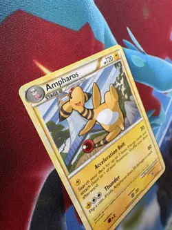 Pokemon TCG Ampharos Heartgold Soulsilver 14/123 Regular Rare Non Holo 2010 - Image 4