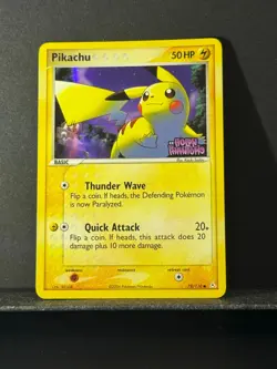 Pikachu 78/110 Holon Phantoms Non-Holo Stamped Pokemon TCG - Image 1