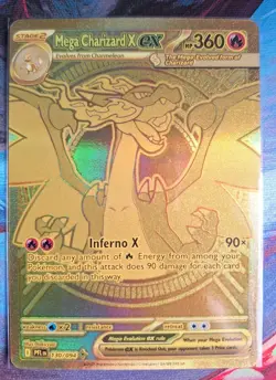 Pokemon Mega Charizard X ex ( 130/094) - Phantasmal Flames - English - NM/M - Image 3