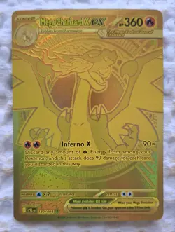 Pokemon Mega Charizard X ex (130/094) - Phantasmal Flames - English - NM/M - Image 1