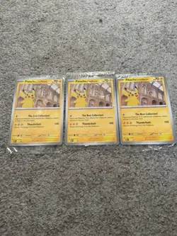 3x Brand New Sealed - Pokemon TCG Pikachu At The Museum Promo Card - Image 2