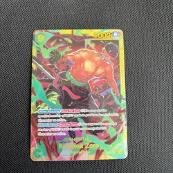 OP06-118 Roronoa Zoro SEC Wings of the Captain One Piece TCG English Card - Image 1