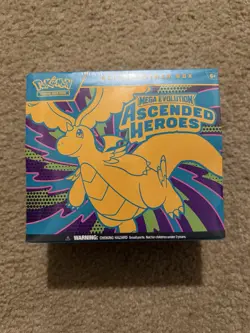 Pokemon TCG Ascended Heroes Elite Trainer Box Factory Sealed New ETB Small Tear - Image 1