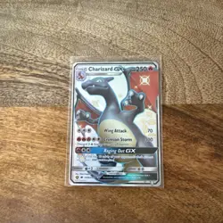 Pokemon TCG Shiny Charizard GX Hidden Fates SV49/SV94 Holo Full Art NM Condition - Image 4