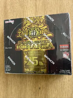 Yu-Gi-Oh! Quarter Century Bonanza Booster Box 1st Edition - Image 1