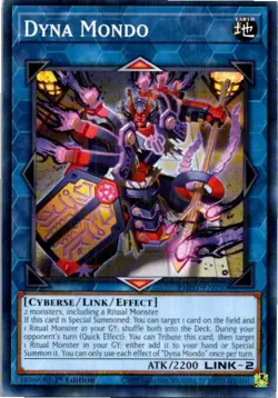 Dyna Mondo #PHHY-EN050 Yugioh Lightly played 1st Edition - Image 1