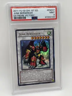 Junk Berserker 2011 PSA 9 MINT 1st Edition Ultra Rare EXVC-EN037 Yugioh - Image 5