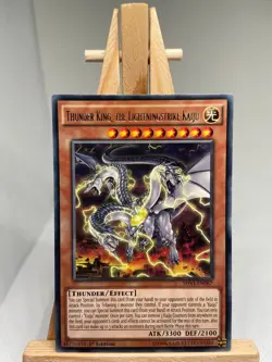 Thunder King, The Lightningstrike Kaiju - Rare 1st Edition SHVI-EN087 LP YuGiOh - Image 1