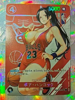 Card One Piece NBA Basketball Nami Nico Robin Boa Hancock Vivi Sexy Holo - Image 1