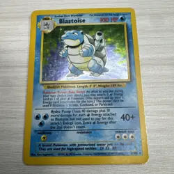 Pokemon TCG CARD Blastoise 2/102 Base Set Holo Rare Unlimited MP/HP - Image 1