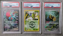 Pokemon TCG Graded Card Lot Of 3- PSA 9, 9, & 8 - Image 1
