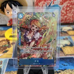 Nami (Alt Art) OP11-054 SR A Fist of Divine Speed - ONE PIECE Card Game Japanese - Image 1