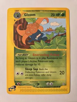 Gloom Aquapolis Pokemon Card 49/147 Uncommon Non-Holo NEAR MINT Rare Pokemon TCG - Image 1