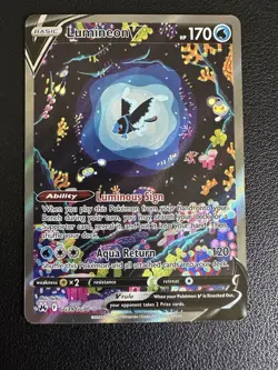 Lumineon v Crown Zenith: Galarian Gallery Ultra Rare Card #GG39/GG70 - Image 1