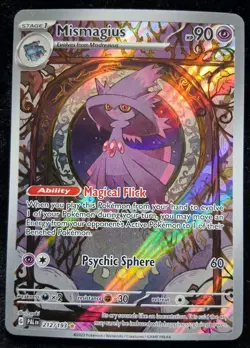 Pokemon Mismagius Holo Rare TCG Card 212/193 Sv02 Paldea Evolved Illustration - Image 1