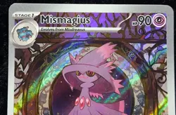 Pokemon Mismagius Holo Rare TCG Card 212/193 Sv02 Paldea Evolved Illustration - Image 2