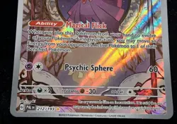 Pokemon Mismagius Holo Rare TCG Card 212/193 Sv02 Paldea Evolved Illustration - Image 4
