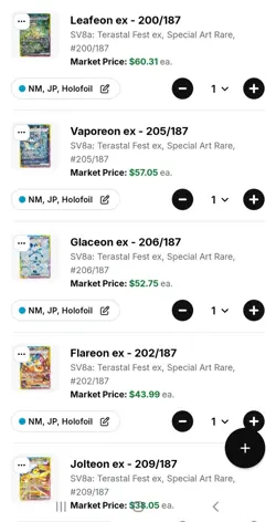 Pokemon Japanese Terastal Festival SAR, Trainers, Eevee EX 27 Card LOT - Image 4