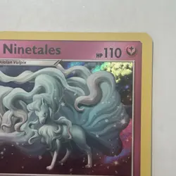 Pokemon TCG TEAM UP Alolan Ninetales Holo Rare 111/181 Fairy 2019 NM Card - Image 3