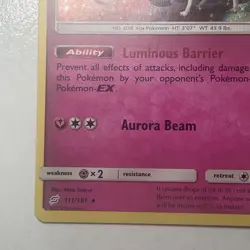 Pokemon TCG TEAM UP Alolan Ninetales Holo Rare 111/181 Fairy 2019 NM Card - Image 5