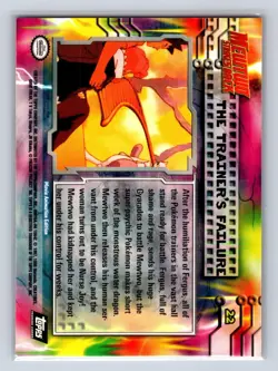 The Trainer's Failure #22 Topps The First Movie Trading Cards Pokemon LP - Image 2