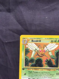 Pokemon Cards: Neo Discovery 1st Edition Rare: Beedrill 18/75 - Image 2