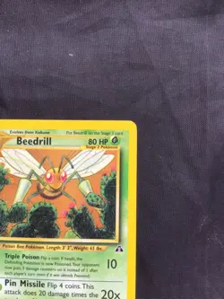 Pokemon Cards: Neo Discovery 1st Edition Rare: Beedrill 18/75 - Image 3