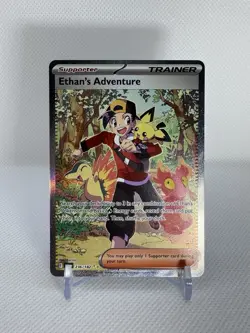 Ethan's Adventure 236/182 Sv10: Destined Rivals SIR Pokemon Card - Image 1