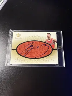 2002-03 Upper Deck Sweet Shot Tyson Chandler Signature Shots Auto #TC Bulls - Image 1