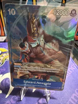 Bandai One Piece Card Game Edward Newgate OP13-042 Special Foil 12000 Cost 10 - Image 1