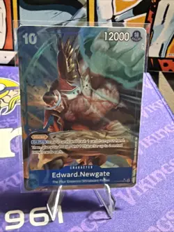 Bandai One Piece Card Game Edward Newgate OP13-042 Special Foil 12000 Cost 10 - Image 4